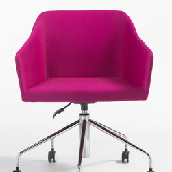 Kets 5-Ways Swivel Office Armchair by B&T - Armchairs And Accent Chairs