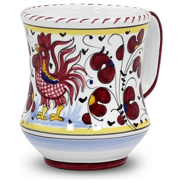 ORVIETO RED ROOSTER: Concave Deluxe Mug (10 Oz.)