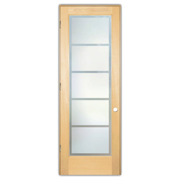 Interior Prehung Door or Interior Slab Door - Grand Tall - Maple - 28" x 84"...