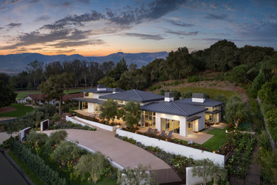 Trendy exterior home photo in Santa Barbara