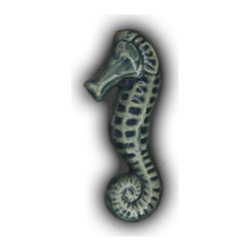 3.5" Small Seahorse from the Ocean Dog Collection - Mosaic Tile