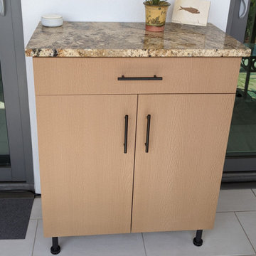 Custom Weatherproof Outdoor Cabinets made with Sustainable Wood Alternative