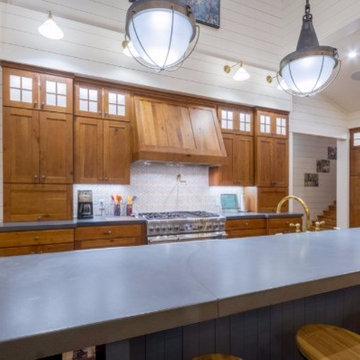 Kitchen with custom lighting