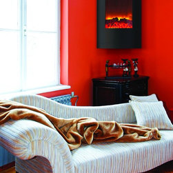Amantii Convex Electric Wall Mount Fireplace - Indoor Fireplaces