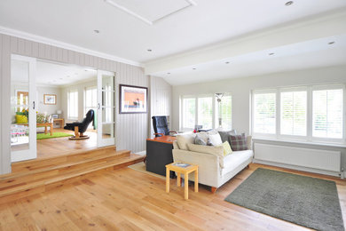 Living room - transitional living room idea in Dallas