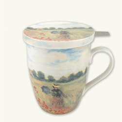 Monet Poppies Tea Mug - Mugs