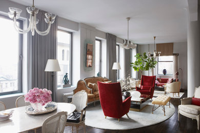 Living room - living room idea in New York