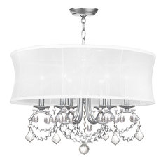 Newcastle Chandelier - Brushed Nickel, 6