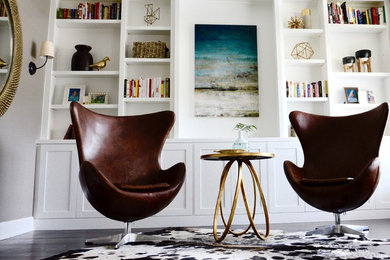 Living room photo in Houston