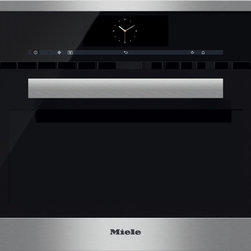 Miele H6800BM Microwave Combination Oven CleanSteel - Microwave Ovens