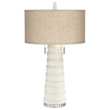 Pacific Coast Matinee Table Lamp 19X21 - White