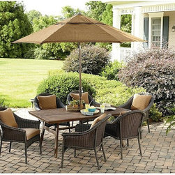 Camden 7pc Dining Set - Umbrella Sold Separately - Outdoor Dining Sets