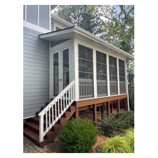 Charlotte, North Carolina Eze Breeze Porch Build - Porch - Charlotte ...