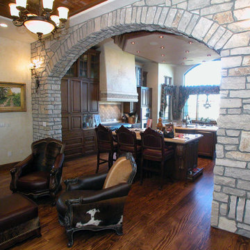 Using stone on interior walls