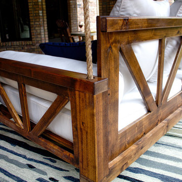 Outdoor Custom Twin or Crib Mattress Bed Porch Swing Daybeds