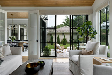 Transitional sunroom photo in Minneapolis