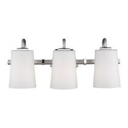 3 Light Bathroom Lighting by Transitional Style Feiss Pentagram - Lighting