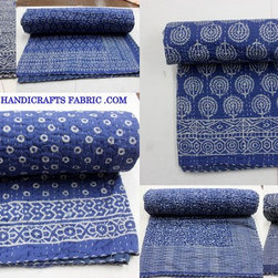 handmade kantha bed cover - Products