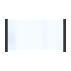 Trex Signature&reg; X-Series&trade; Frameless Glass Railing - Tracks And Rails