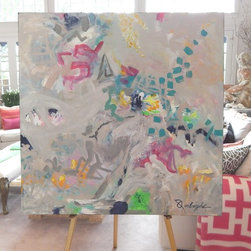 SOLD!!!   Art - Original Abstract Painting, 48 X 48 - Paintings