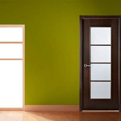 Modern Lux Modern Interior Door Wenge Finish - Interior Doors