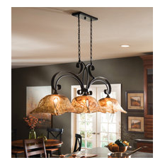 Uttermost Vetraio 3-Light Kitchen Island Light, Bronze