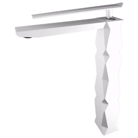 Ikon Luxury Vessel Sink Faucet, White
