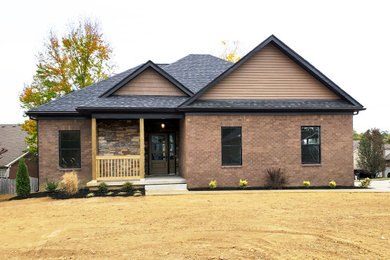 Example of a mountain style exterior home design in Louisville