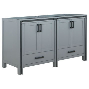 Ziva 60" Dark Grey Vanity Cabinet Only