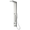Fresca Verona Stainless Steel Brushed Silver, Thermostatic Shower Massage Panel