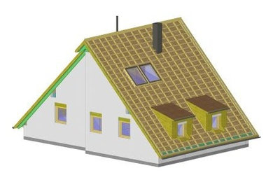 Dachstuhl für Einfamilienhaus