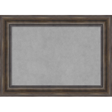 Framed Magnetic Board, Rustic Pine Wood, 29x21