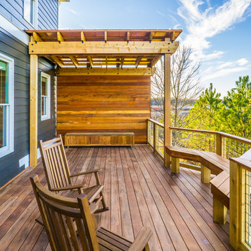 Dupont Commons Deck (Tigerwood, Wild Hog Railing)
