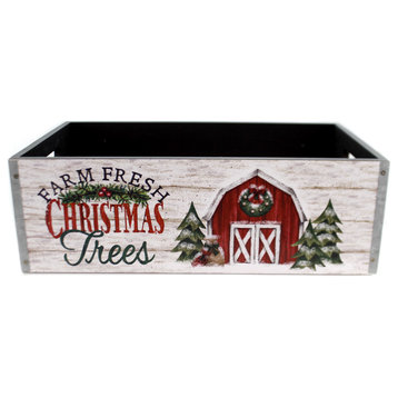 Christmas Countryside Message Planter Message Standing Planters