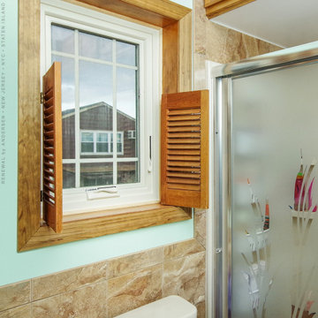 Lovely Bathroom with Casement Window - Renewal by Andersen New Jersey / NYC