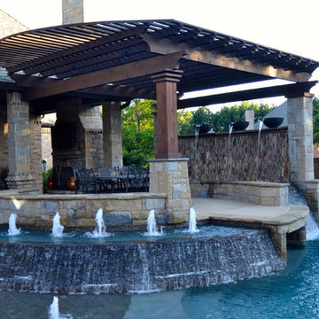 Colleyville Cascading Water Paradise