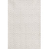 Dash And Albert Diamond Platinum And White Indoor Or Outdoor Rug, 5'x8'