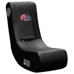 Dreamseat - Iowa Hawkeyes Patriotic Primary Rocker Gaming Chair Black Synthetic Leather - The Game Rocker 100 is the perfect choice for any console, hand held, or mobile gaming enthusiasts. The side mounted speaker system provides high-quality audio for added immersion in games. The chair wipes clean and folds easily for storage. Since the Game Rocker 100 features the XZipit system, you can showcase your favorite team or league. The full media control system allows you to just directly connect to your device and game-on.