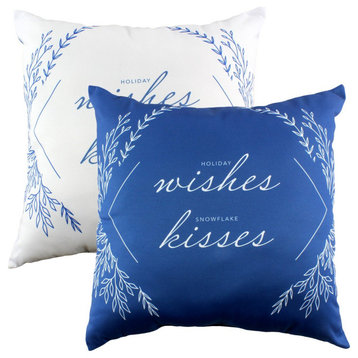 Holiday Wishes Double Sided Pillow