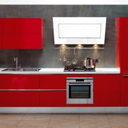 Designer range hoods - "Quest White Wall" Series - Range Hoods And Vents