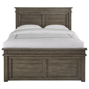 Glacier Point King Captains Bed, Graystone Finish