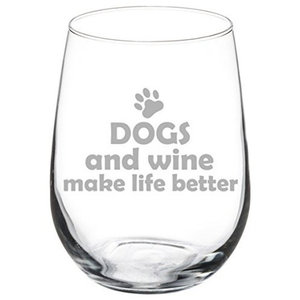 Stemless Wine Glass 17oz 2 Sided Teacher Good Bad Day Fill Lines