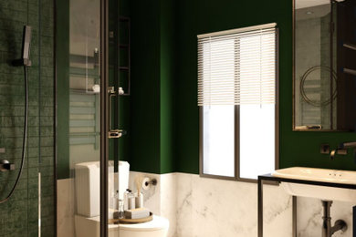 Green + Marble En-suite