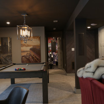 Quentin Tarantino Inspired Lower Level Lounge
