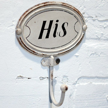 Exquisite Metal "His" Hook