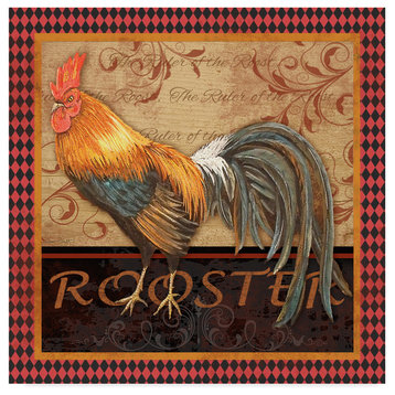 Jean Plout 'Ruler Of The Roost Series 1' Canvas Art