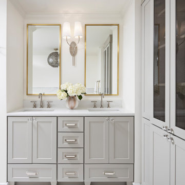 French Gray Bathroom Vanity
