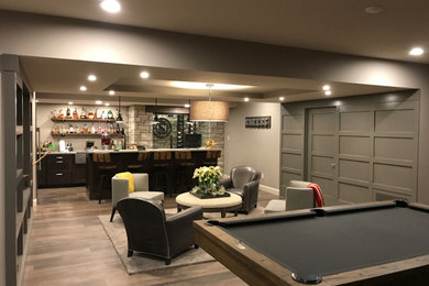 Inspiration for a basement remodel in St Louis