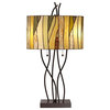 Pacific Coast Oak Vine Table Lamp, Bronze