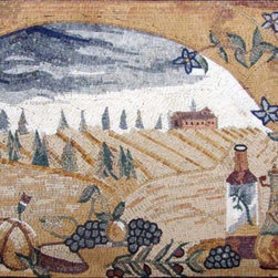 Backsplash handcrafted mosaic mural - Tile